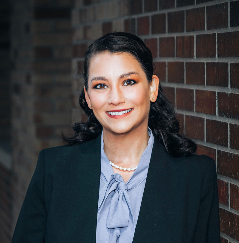 Campaign rally with American flag